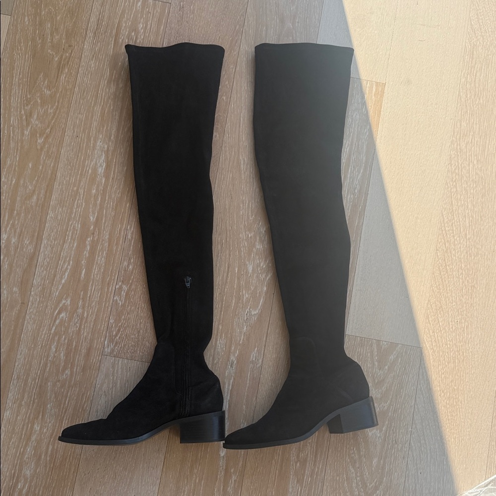 & Other Stories Black Over-the-Knee Boots